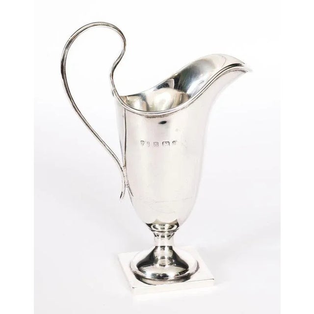 Antique George V Silver Cream Jug from Robert Pringle & Sons, 1919 For Sale - Image 12 of 13