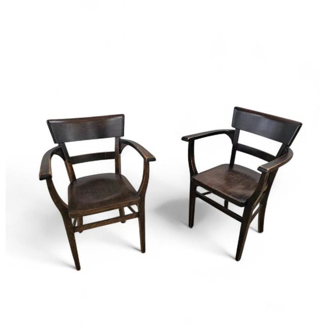 Dining Chairs from Twente, 1930s, Set of 2 For Sale - Image 10 of 17