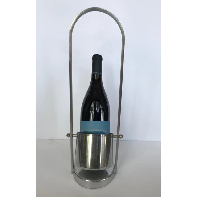 Mid-Century Modern Aluminum Wine Bottle Server For Sale In Austin - Image 6 of 10