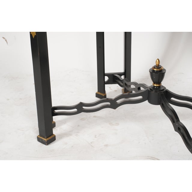 John Widdicomb 1970s Chinese Chippendale Side Table From John Widdicomb For Sale - Image 4 of 12