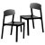 Not Yet Made - Made To Order Set of Halikko Dining Chairs in Black by Made by Choice For Sale - Image 5 of 5