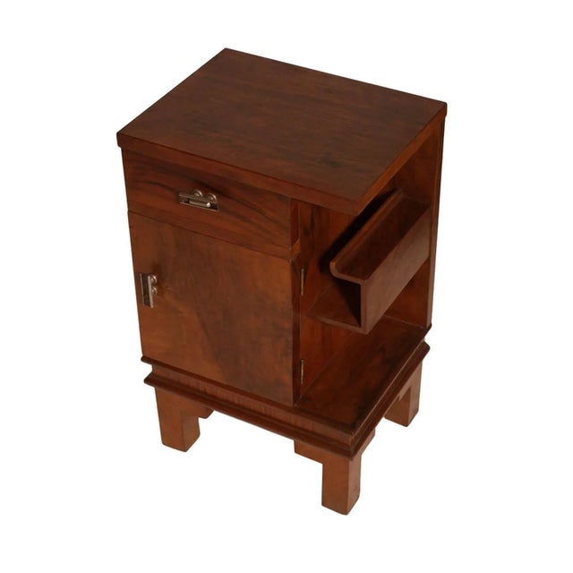 Art Deco Walnut Nightstand by Osvaldo Borsani For Sale - Image 6 of 6