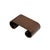 Asian 3" Brown Wood Scroll Legs Rectangular Display Stand Riser Easel For Sale - Image 3 of 5