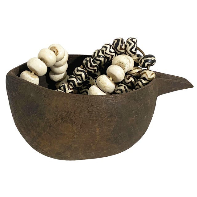 1980s Superb Vintage Kuba Wooden Cup Congo 5.5" W For Sale - Image 5 of 7