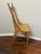 Circa 1900 Antique Oak Pressed-Back Youth Chair With Cane Seat For Sale - Image 4 of 12