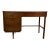 Mid Century Walnut White Formica Top Writing Desk For Sale