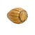 Rustic Orange Ceramic Fluted Table Vase For Sale - Image 4 of 4