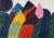 A vibrant original color woodcut titled “Phewa Tal” by celebrated American printmaker Carol Summers (1925–2016), created...