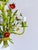 Mid-Century Floral Bouquet 3-Light Chandelier in Green Painted Tole Metal, 1960s For Sale - Image 11 of 16