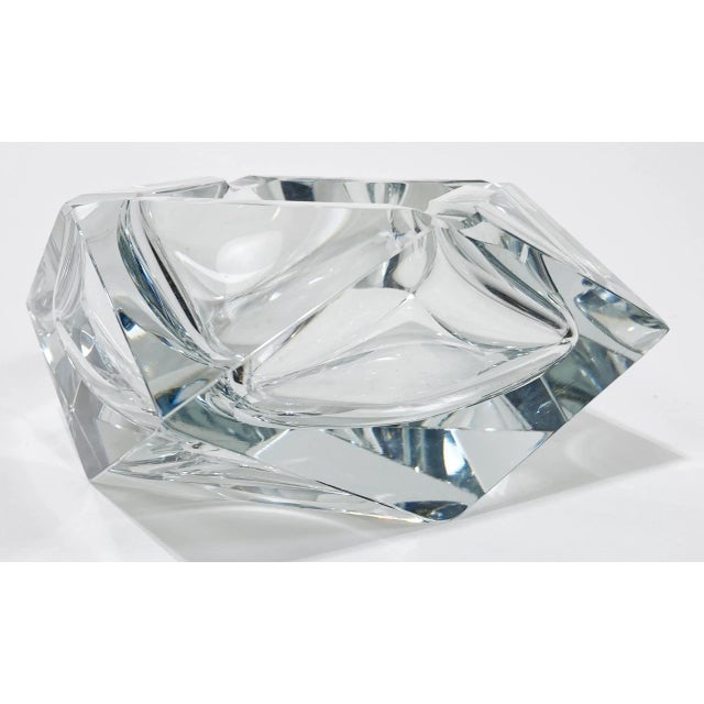 Vintage Baccarat Style Cut Crystal Ashtray For Sale In Kansas City - Image 6 of 12