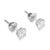 Vintage 1.20 Carat Diamond Platinum Stud Earrings, A Pair For Sale In Los Angeles - Image 6 of 6