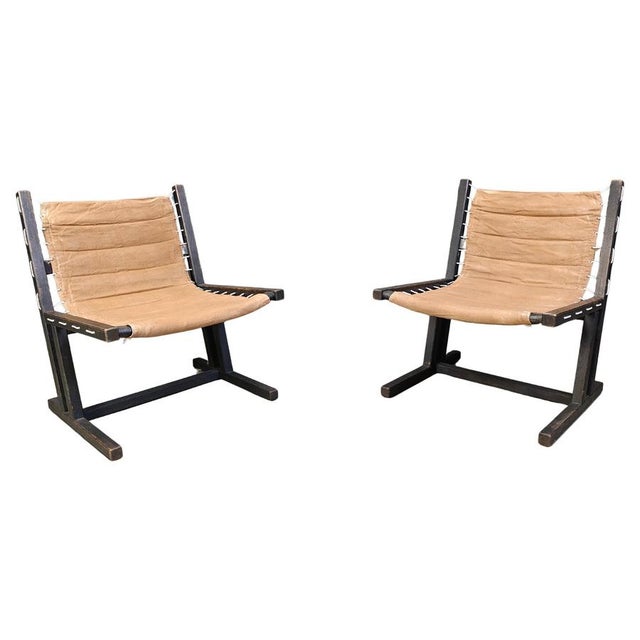 Canvas & Rope Lounge Chairs from Casala, West Germany, 1970s, Set of 2 For Sale - Image 13 of 13