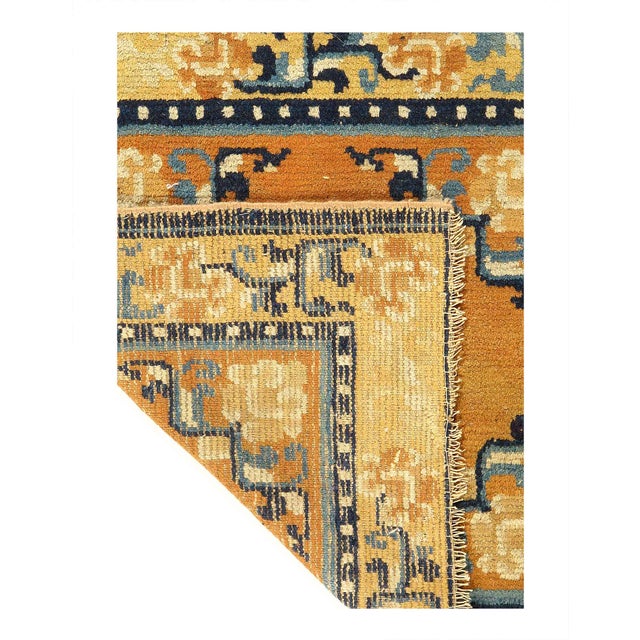 Textile Pasargad DC Antique Chinese Ningxia Rug For Sale - Image 7 of 7