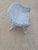 Vintage Shabby Chic White Wicker Doll Settee - Miniature Boho Loveseat For Sale - Image 4 of 10