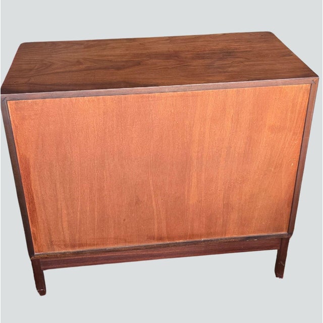 Vintage Mid-Century Modern Walnut Chest of Drawers For Sale - Image 12 of 13