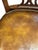 Traditional Genuine Leather Library Armchair With Nailhead Trim & Walnut Finish For Sale - Image 4 of 8