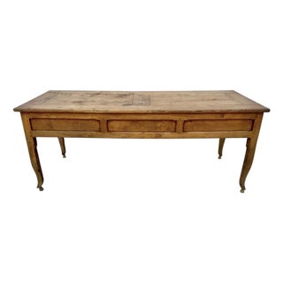French Provincial Farmhouse Table - 19th Century For Sale