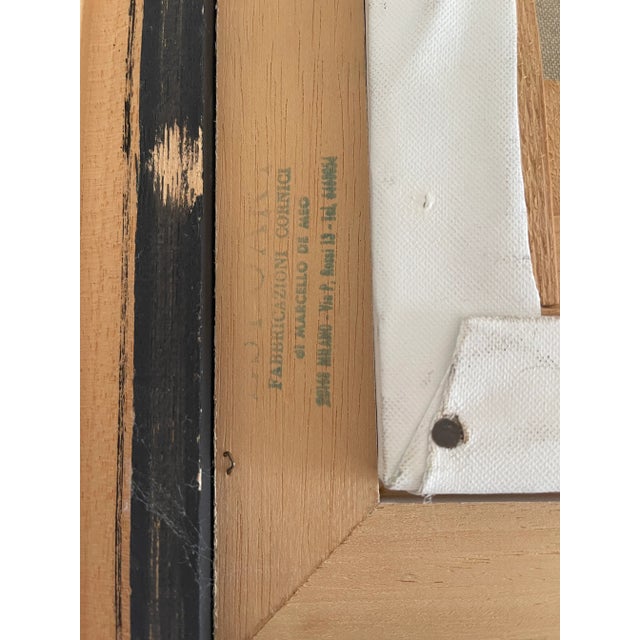 Brown Original Mid 20 Th C Italian Abstract Painting For Sale - Image 8 of 8