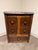 Charming vintage primitive wood apothecary-style cabinet featuring four individual upper drawers and one larger lower...