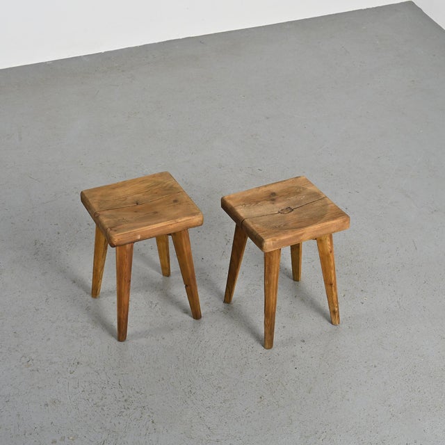 Stools from Christian Durupt, 1960s, Set of 2 For Sale - Image 3 of 15