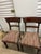 Chestnut Set of 5 Empire-Style Dining Chairs - Refinished - Good Condition For Sale - Image 8 of 12