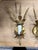 Mid 19th Century Hollywood Regency Italian Gilt Wheat Sheaf Wall Sconces – a Pair For Sale - Image 4 of 7