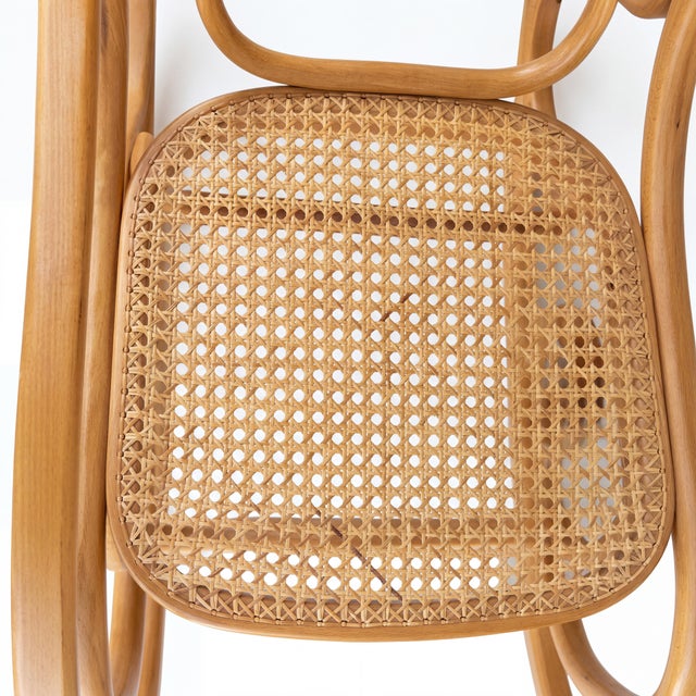Vintage Rocking Chair Country Style Bentwood Thonet For Sale - Image 13 of 13