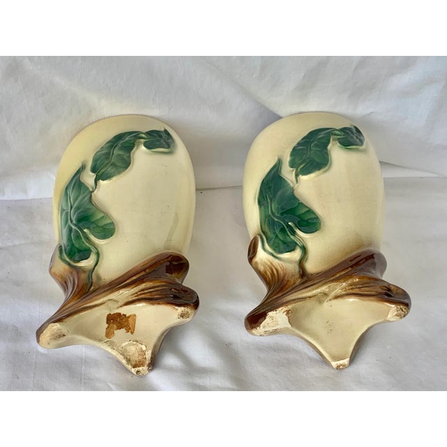 Vintage Philodendron Vine Vases-A Pair For Sale - Image 10 of 12