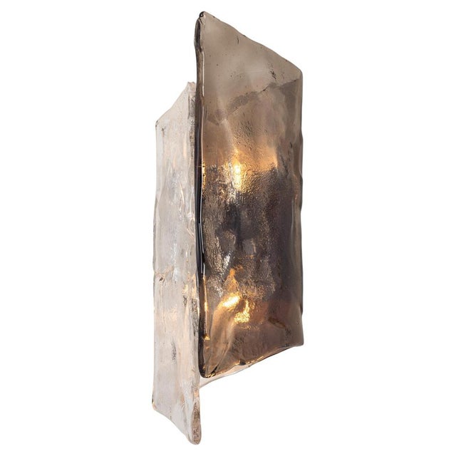 Large Murano Glass Sconce Wall Light attributed to Kalmar, Austria, 1970s For Sale - Image 9 of 9