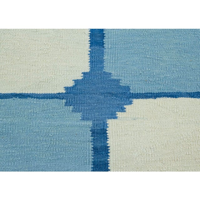 Turkish Kilim Oriental Handmade Flatweave 3'2" x 4'9" #18167 For Sale In Houston - Image 6 of 8