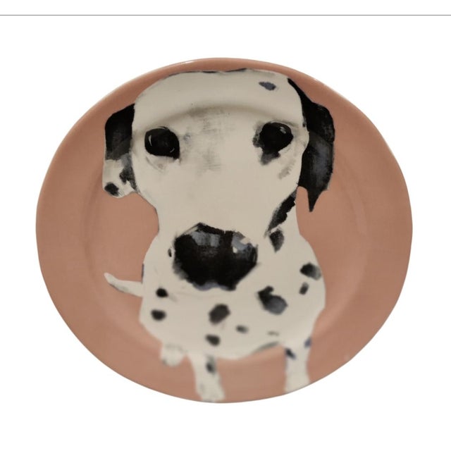 2010s Sally Muir Dog-a-Day Dessert Plate Set of 4 For Sale - Image 5 of 7