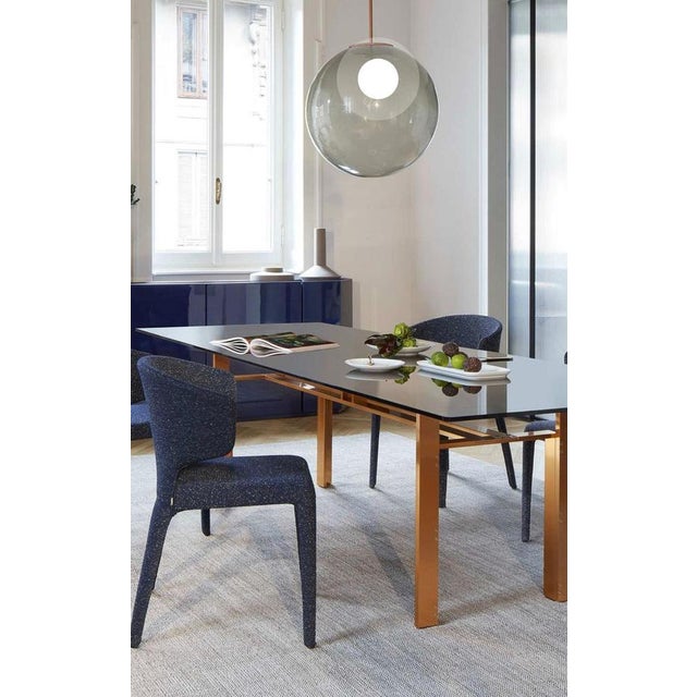 Mid-Century Doge Table with Aluminum Base by Carlo Scarpa for Cassina, Italy For Sale - Image 13 of 14