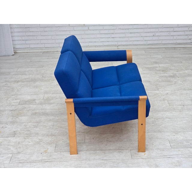 Danish Two-Seater Sofa with Wool Upholstery by Magnus Olesen, 1970s For Sale - Image 11 of 18