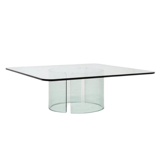 Transparent The Art of Transparency: 1970s Vintage Gallotti & Radice Coffee Table For Sale - Image 8 of 12