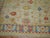 Vintage Inspired Square Size Ivory Turkish Oushak - 9'1" x 10'4" For Sale - Image 10 of 18