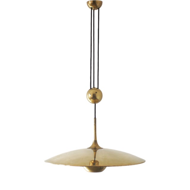 Pendant Lamp in Brass by Florian Schulz For Sale