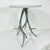 Vintage Hollywood Regency Silver Plated Antlers and Marble Buffet Tiered Serving Platters.. For Sale - Image 9 of 15