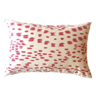Pink Brunschwig Fils Les Touches Pillow Cover For Sale