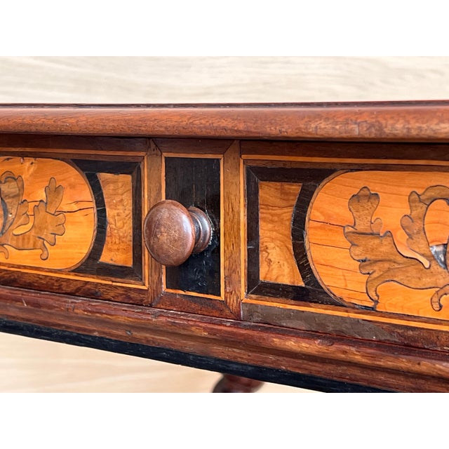 English Charles II Olivewood Oyster Veneer Side Table, circa 1780 For Sale - Image 9 of 18