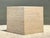 Vintage Italian Travertine Diamond Dining Table Pedestal For Sale - Image 15 of 16