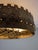 Mid-Century Brutalist Ceiling Lamp in Gilded Wrought Iron, 1940s For Sale - Image 4 of 12