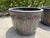 Vintage Mexican Blackwashed Terracotta Planters – Pair For Sale In Naples, FL - Image 6 of 11
