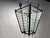 Italian Art Deco Metal and Glass Lantern, 1930s For Sale - Image 10 of 12