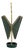 Italian Brass and Green Iron Grill Umbrella Stand, 1950s For Sale