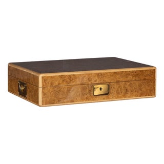 Watch & Jewellery Box in Pollard Oak For Sale