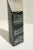 Stylish John Richards Modern Black Stone Obelisk, frosted glass top