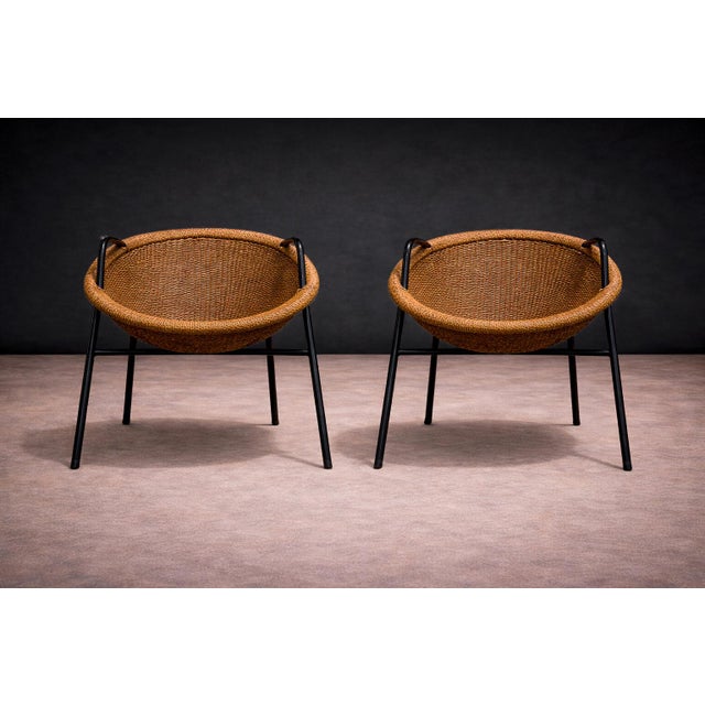 Mid-Century Modern Brazilian Mid-Century Modern Wicker Chair, Daniel R. Johnson, 1950s - Lot 459-585 For Sale - Image 3 of 11