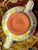 1990s 1990s MacKenzie-Childs Aurora Yellow Check Enamel Creamer & Lidded Sugar Bowl Set W/ Spoon – 1990s For Sale - Image 5 of 18