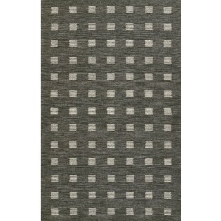 Momeni Archer Charcoal Hand Tufted Area Rug 5' X 8' For Sale