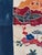 Vintage Japanese Indigo Textile Panel With Birds & Floral Design For Sale - Image 4 of 5